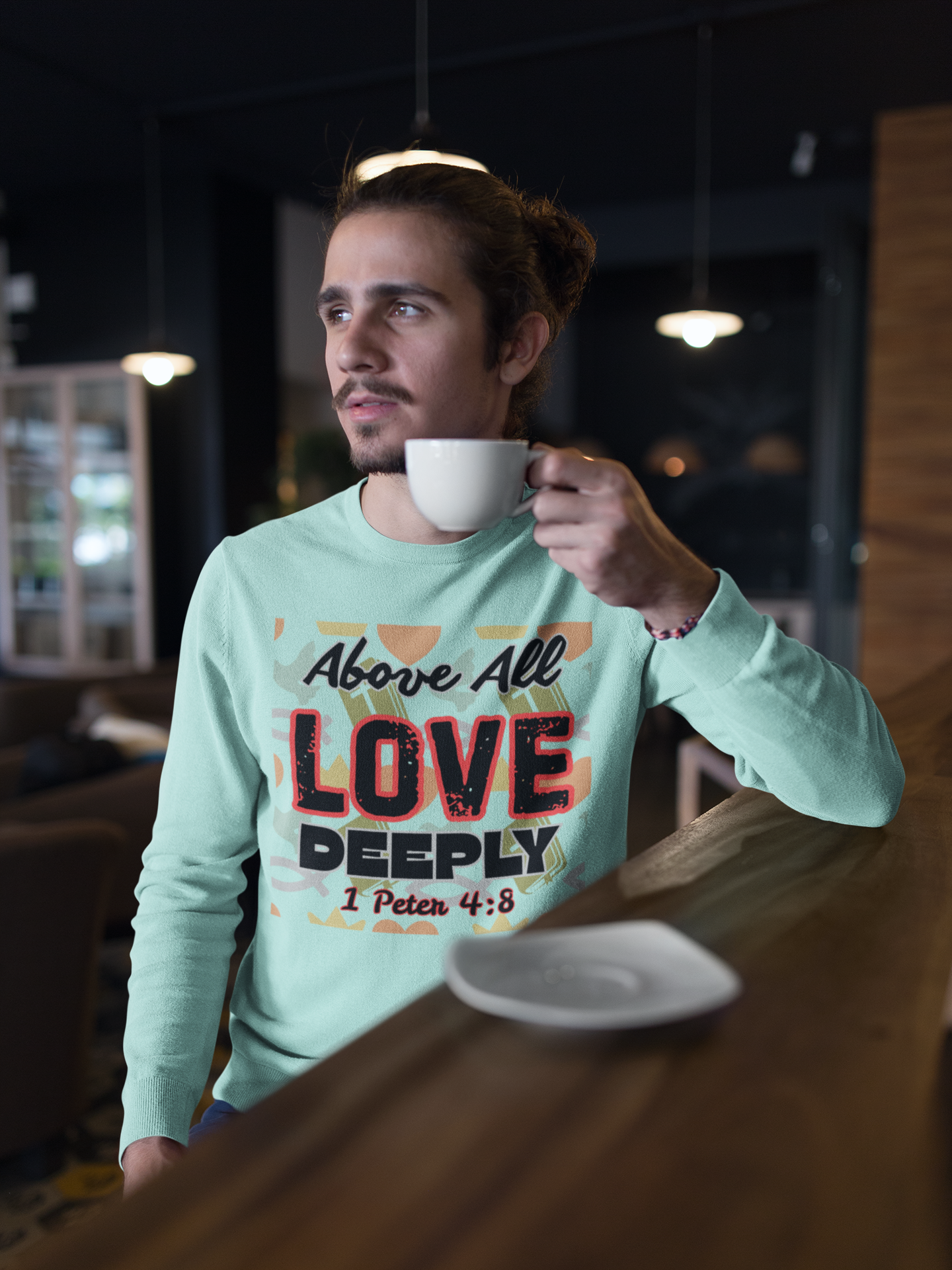 Above All Love Deeply - Unisex Sweatshirt