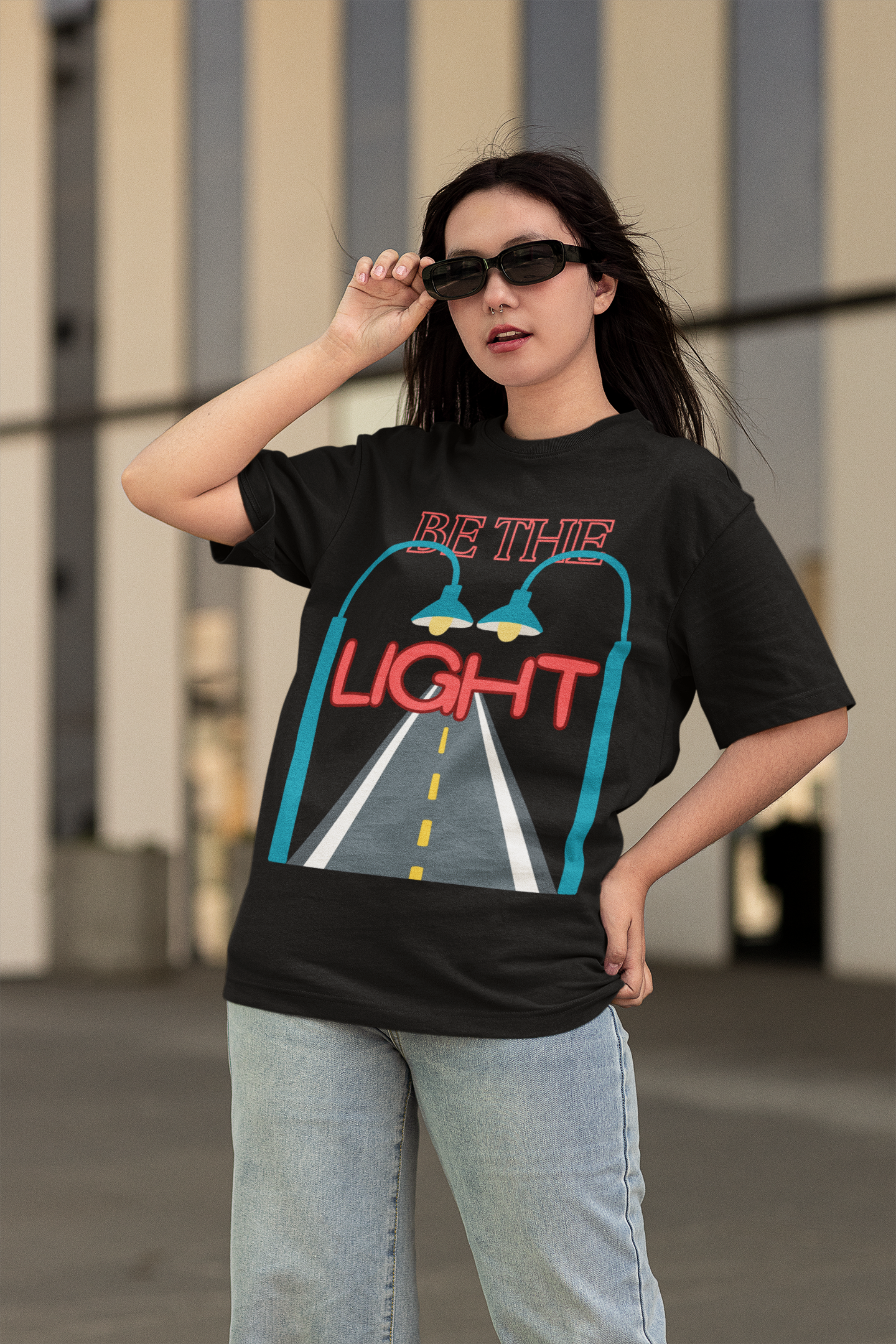 Be the Light - Unisex Oversized Classic T-Shirt