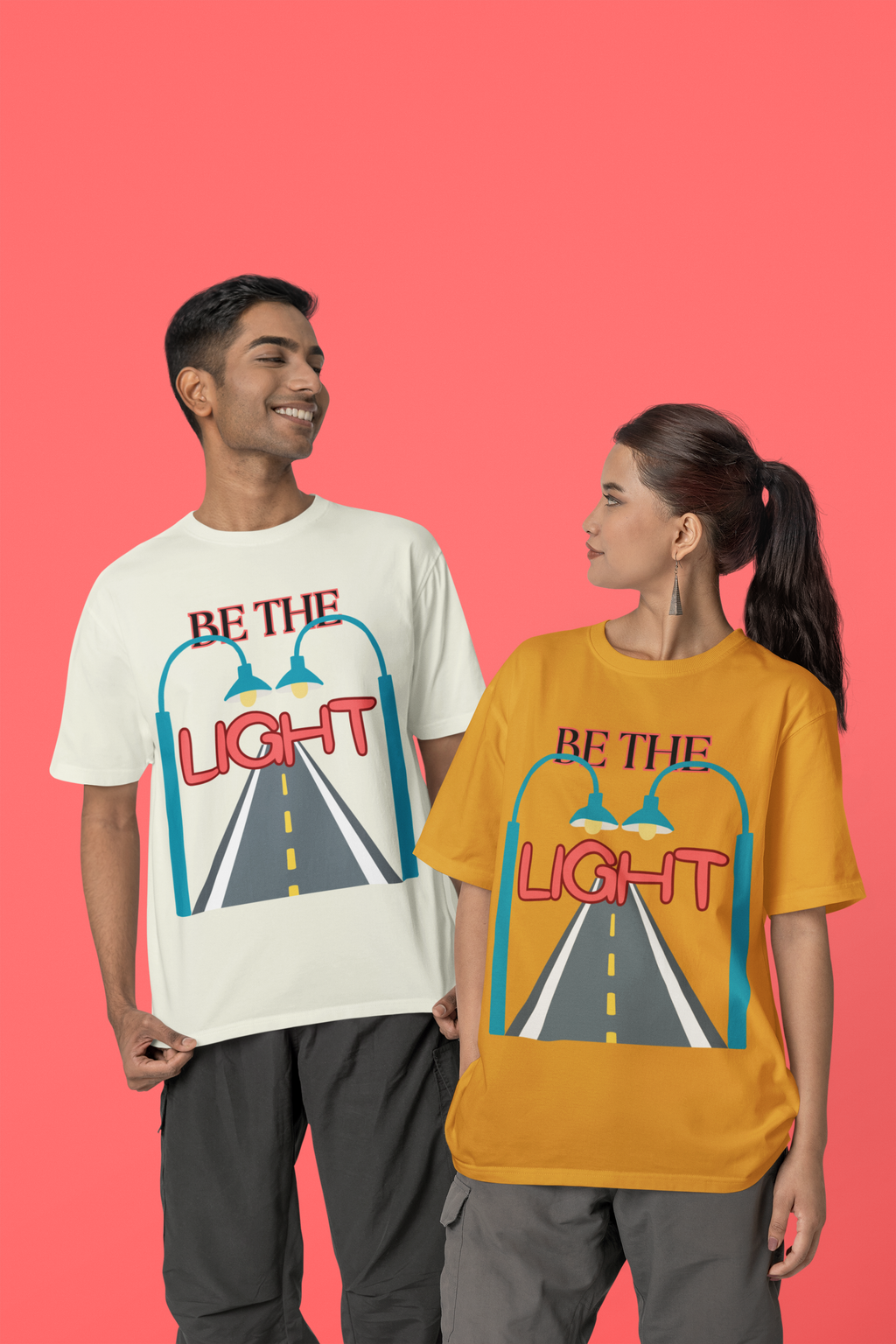 Be the Light - Unisex Oversized Classic T-Shirt