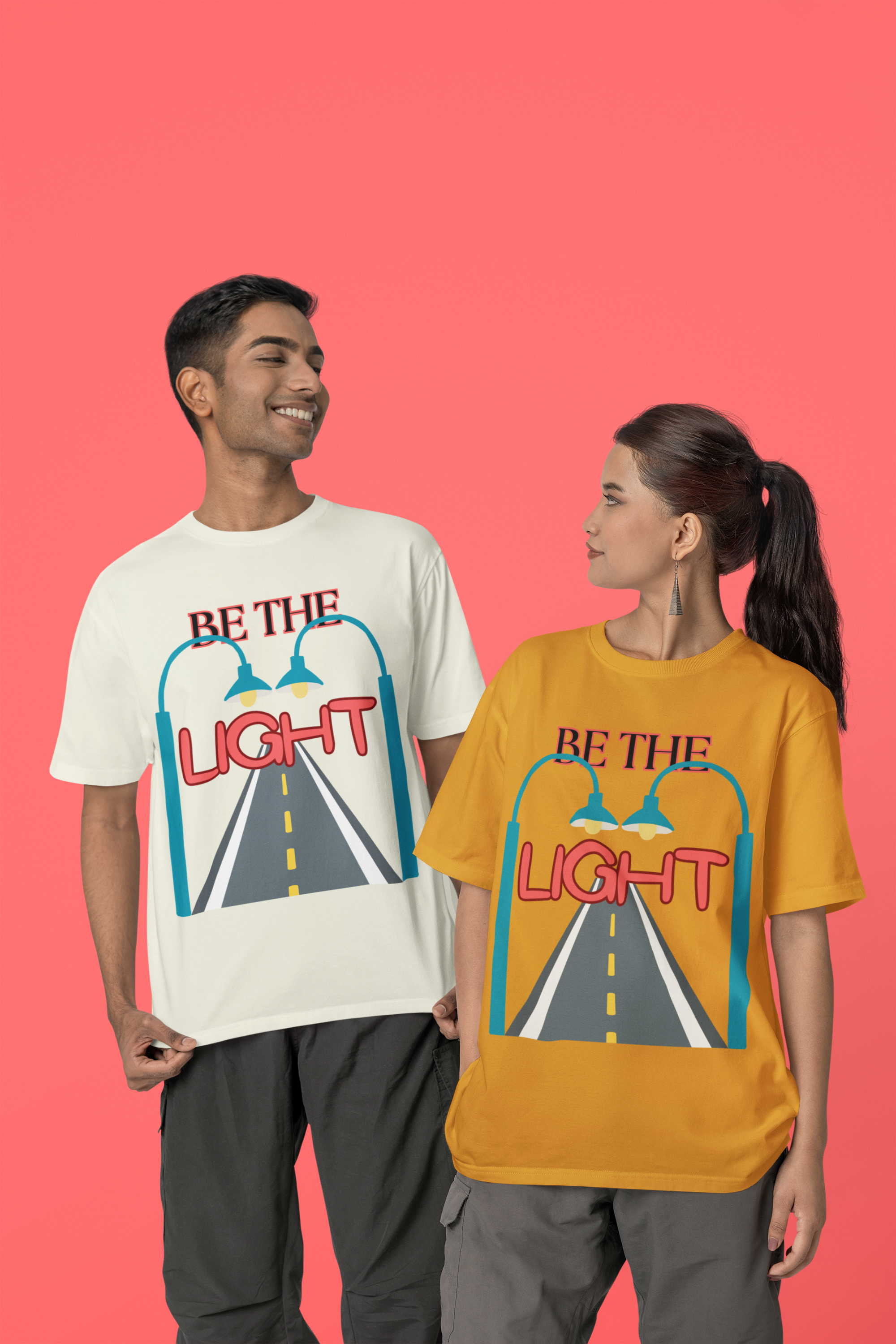 Be the Light - Unisex Oversized Classic T-Shirt