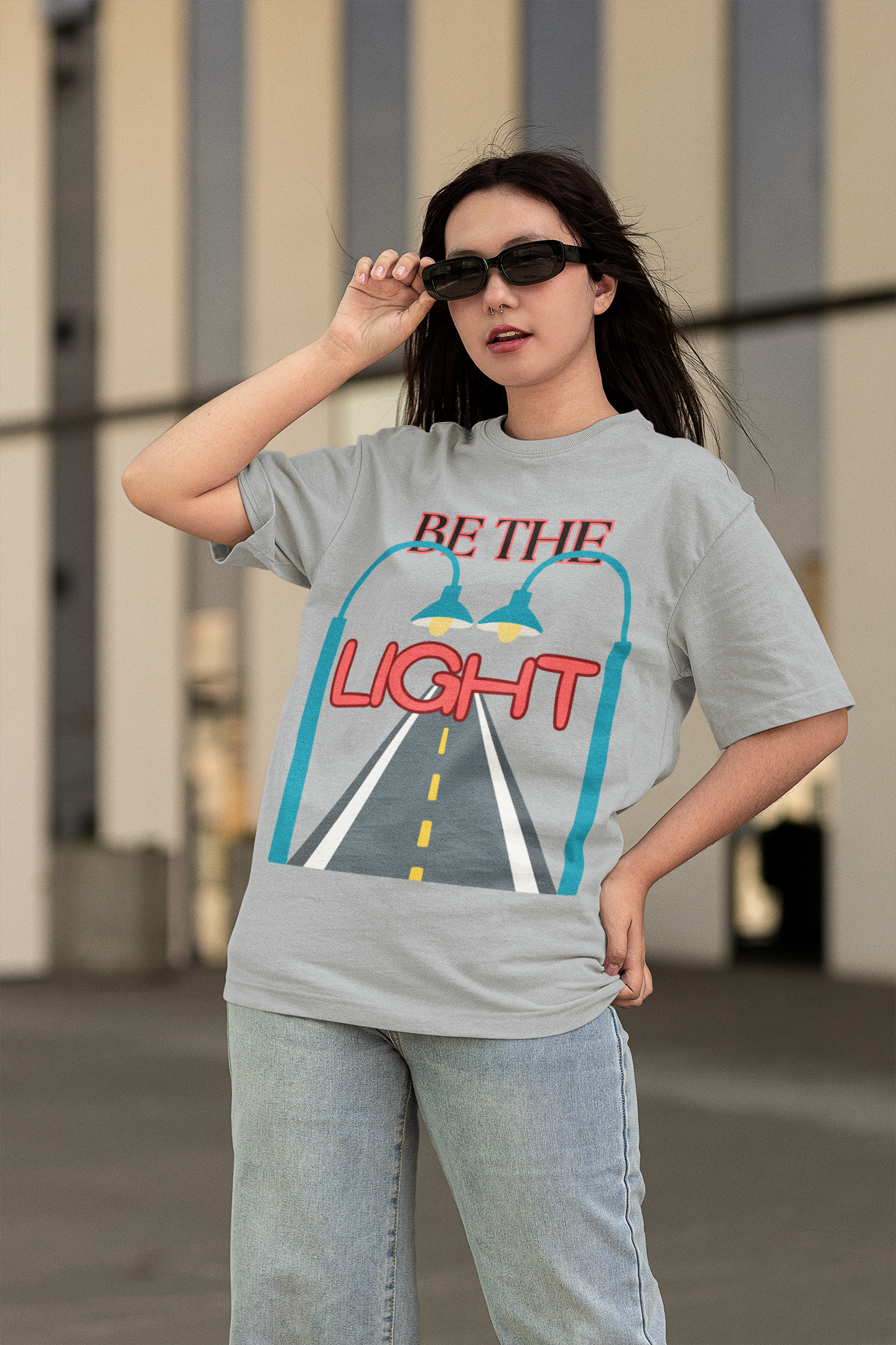 Be the Light - Unisex Oversized Classic T-Shirt