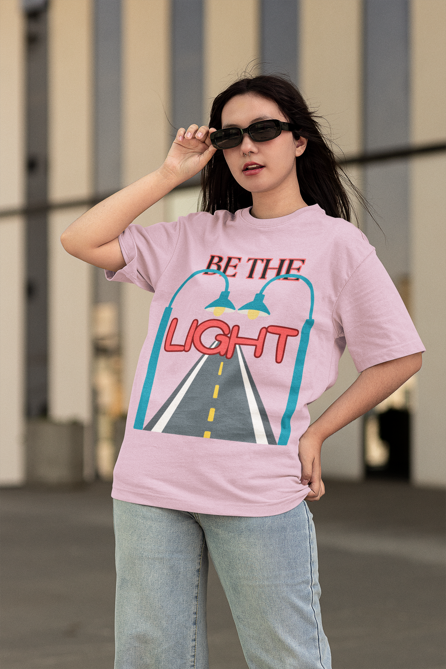 Be the Light - Unisex Oversized Classic T-Shirt