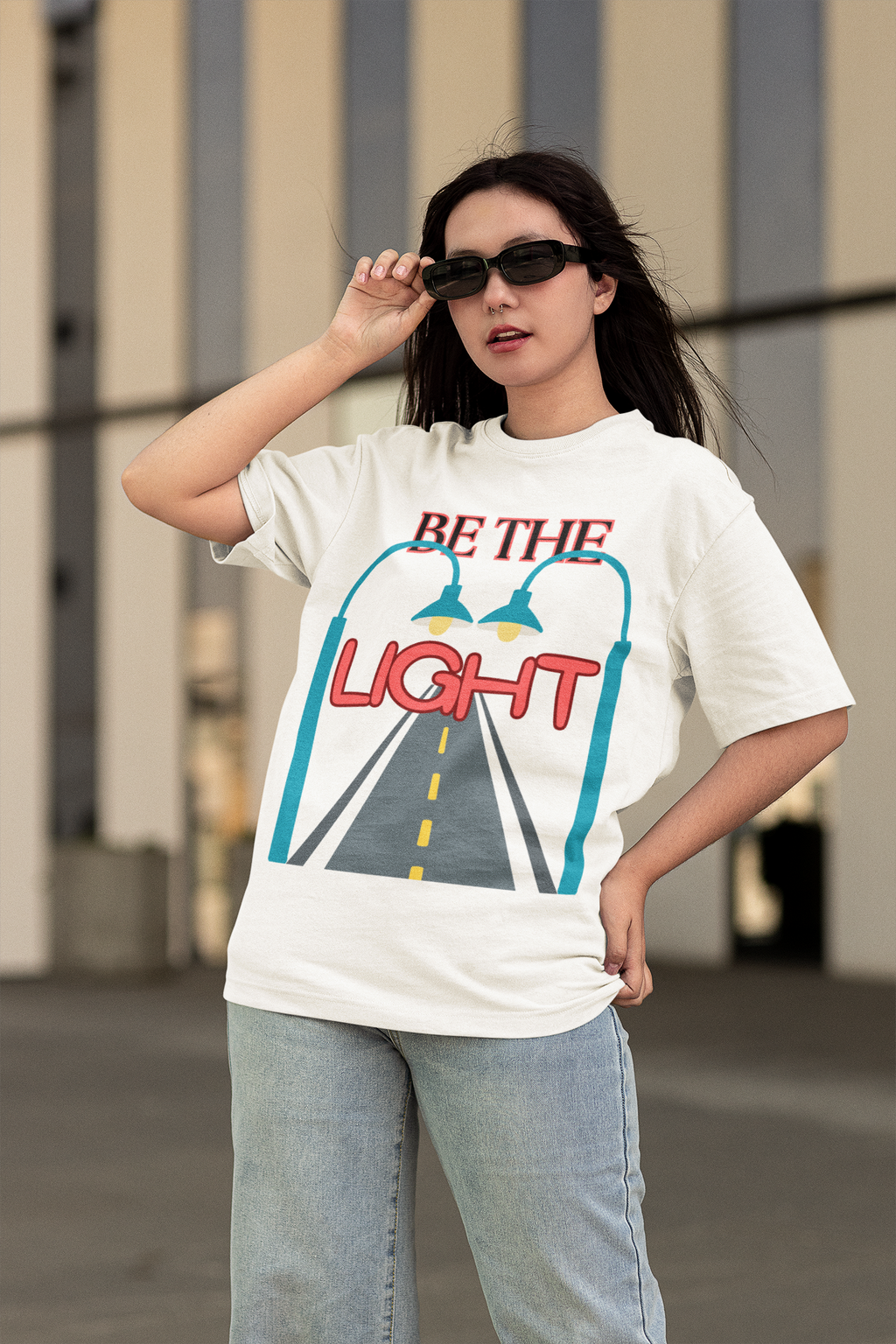 Be the Light - Unisex Oversized Classic T-Shirt