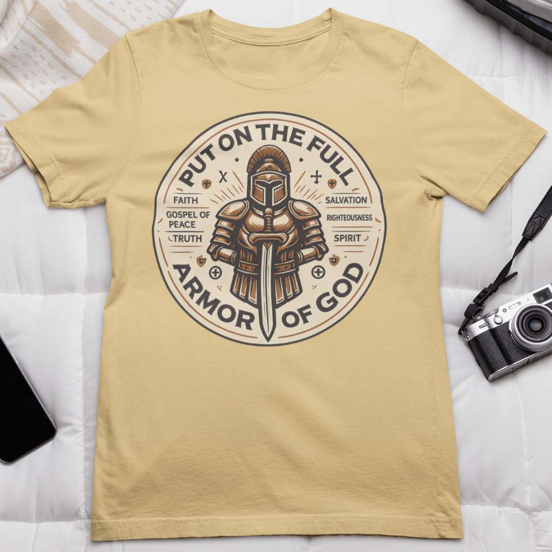 Put on the Full Armor of God - D1 - Unisex Supima T-Shirt