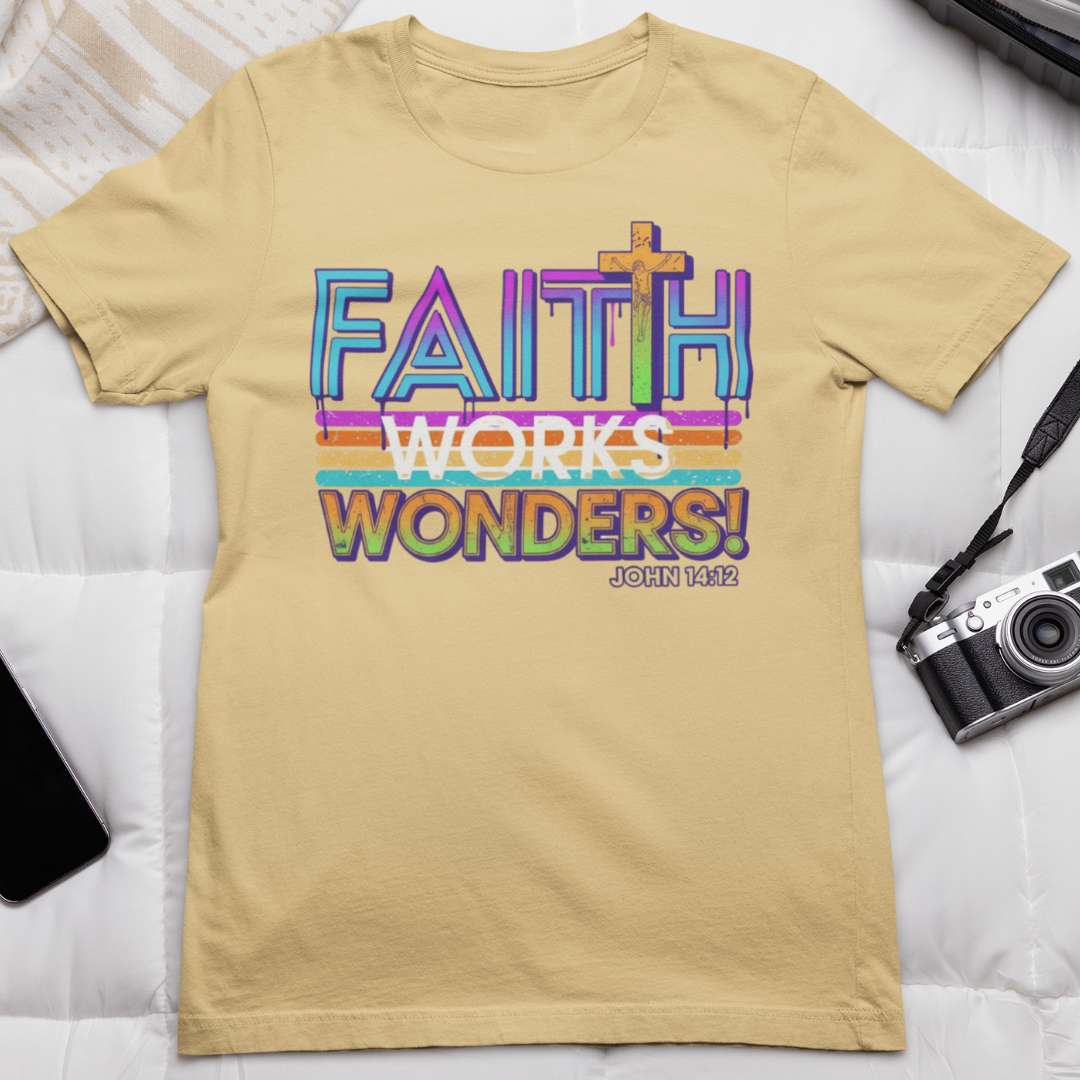 Faith Works Wonders - Unisex Supima T-Shirt
