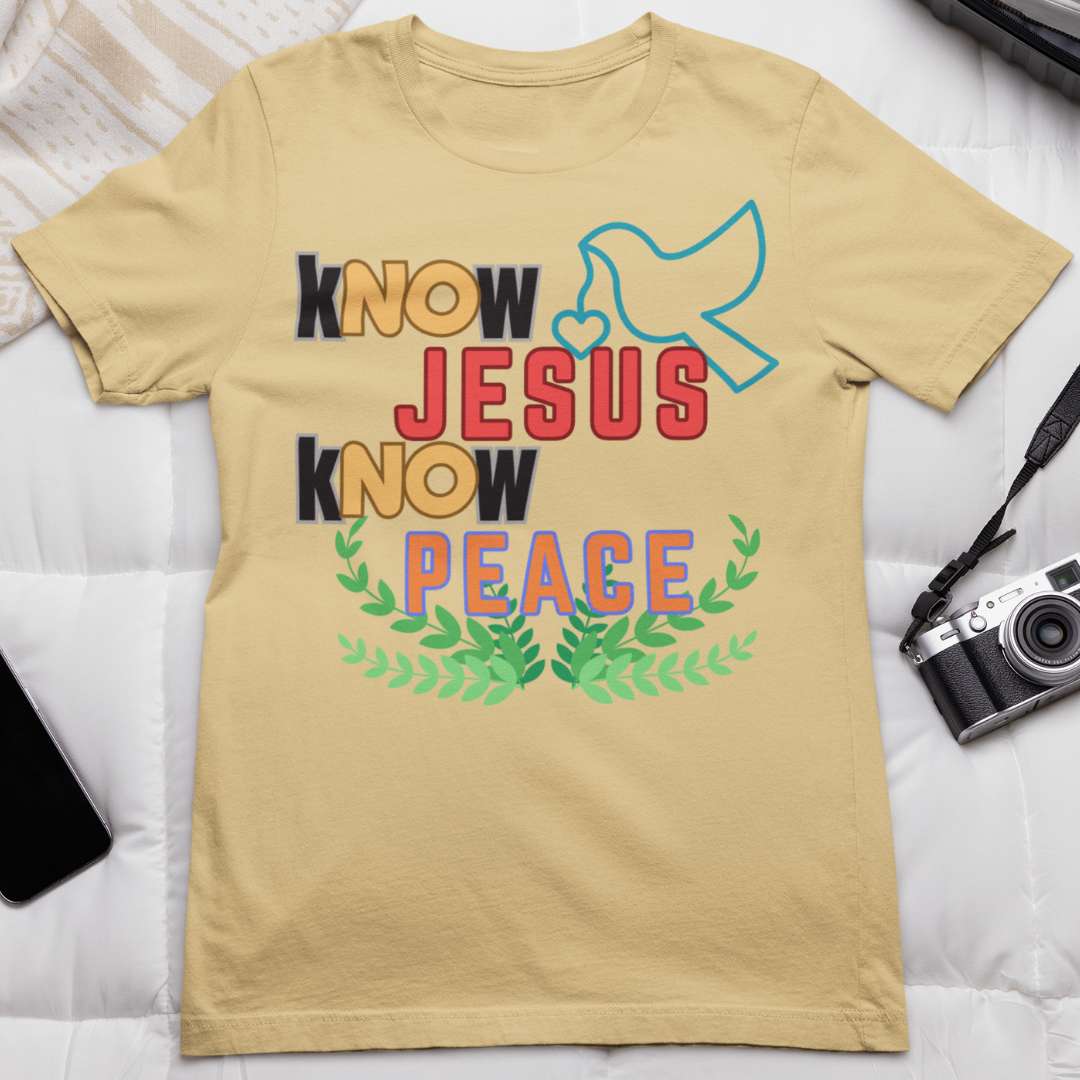 kNOw Jesus kNOw Peace - Unisex Supima T-Shirt