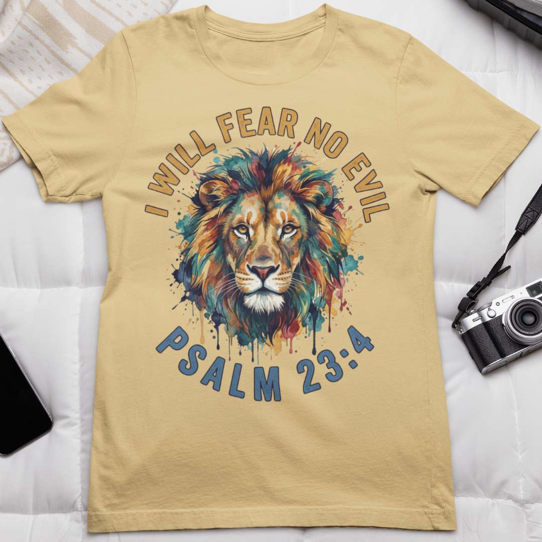 I Will Fear No Evil - Unisex Supima T-Shirt