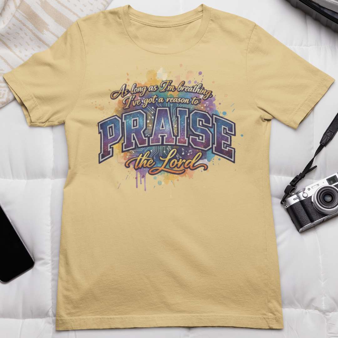 As Long As I'm Breathing I'll Praise - Unisex Supima T-Shirt