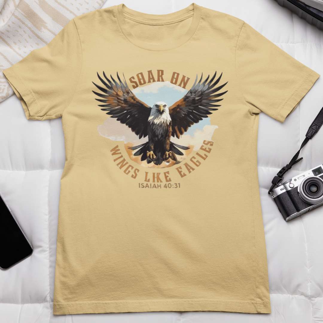 Soar On Wings Like Eagles - Unisex Supima T-Shirt