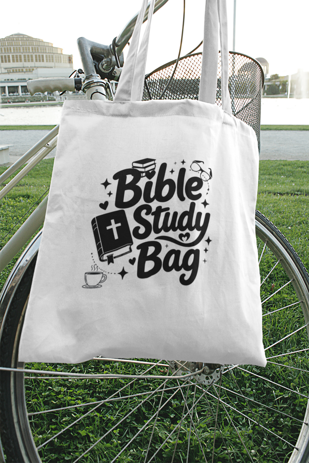 Bible Study Bag D1 - Essential Signature Tote Bag (with Zipper)