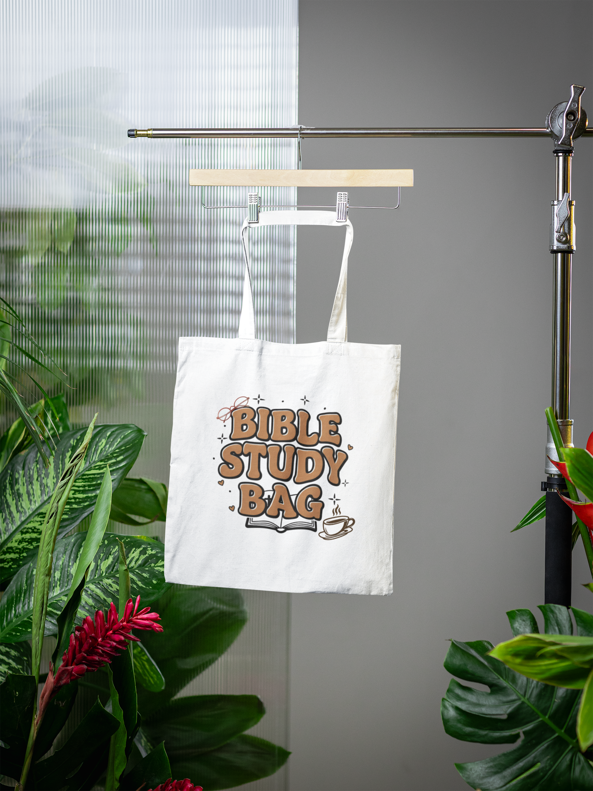 Bible Study Bag D2 - Essential Signature Tote Bag (with Zipper)
