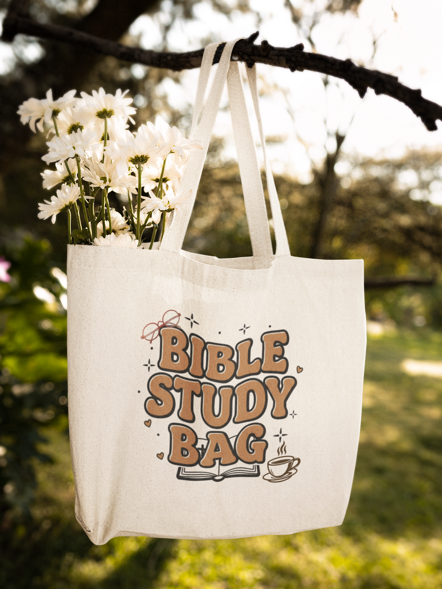Bible Study Bag D2 - Essential Signature Tote Bag (with Zipper)