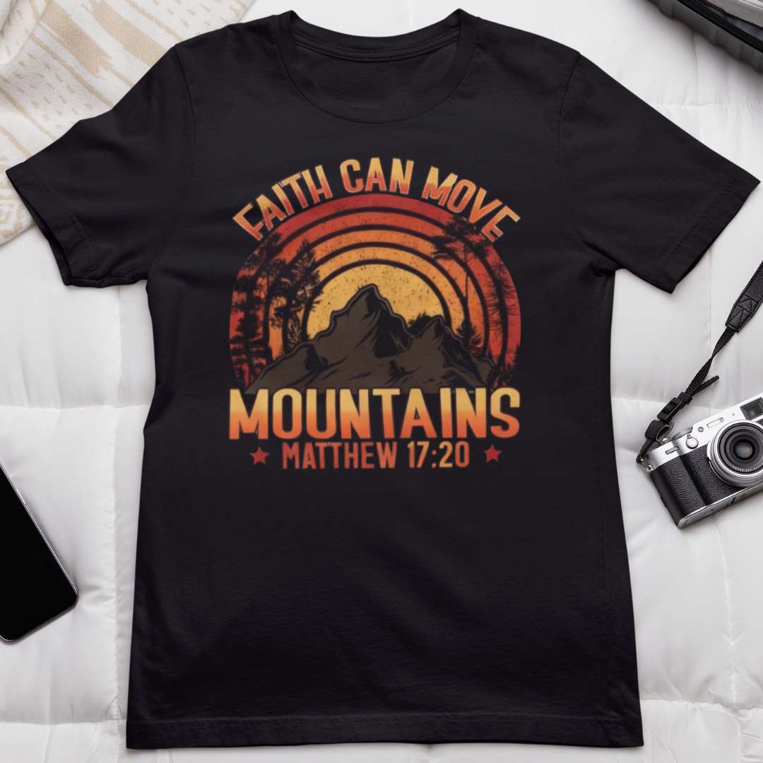 Faith Can Move Mountains - Unisex Supima T-Shirt