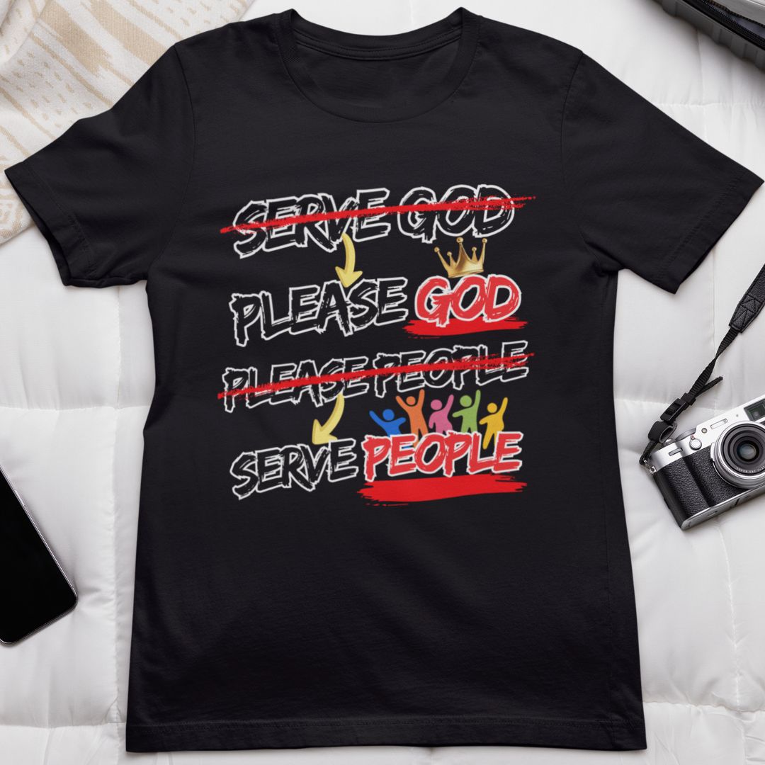 Please God Serve People - Unisex Supima T-Shirt