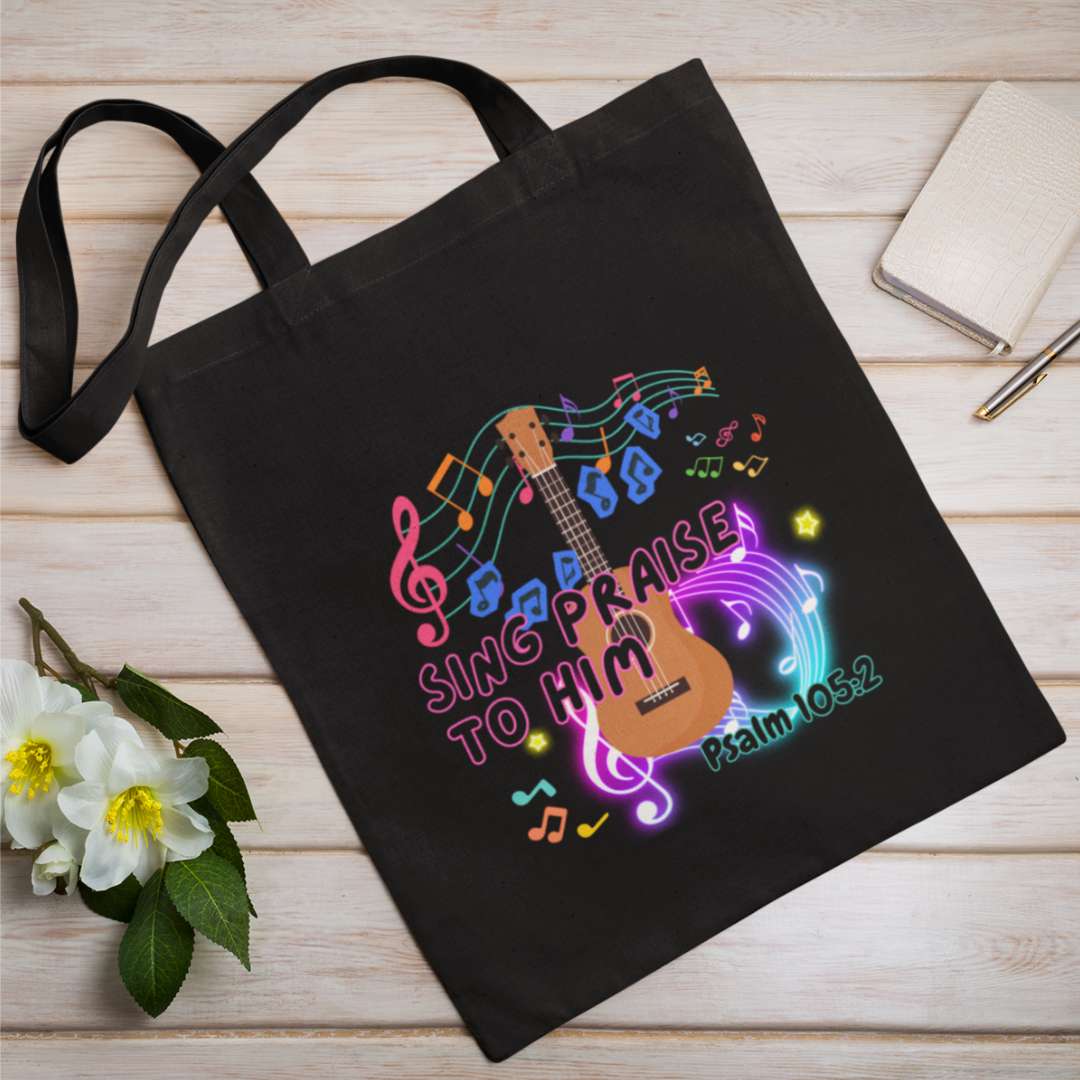 Sing Praise to Him - Essential Signature Tote Bag (with Zipper)