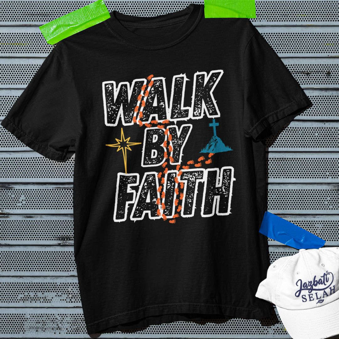 Walk by Faith - Unisex Oversized Classic T-Shirt