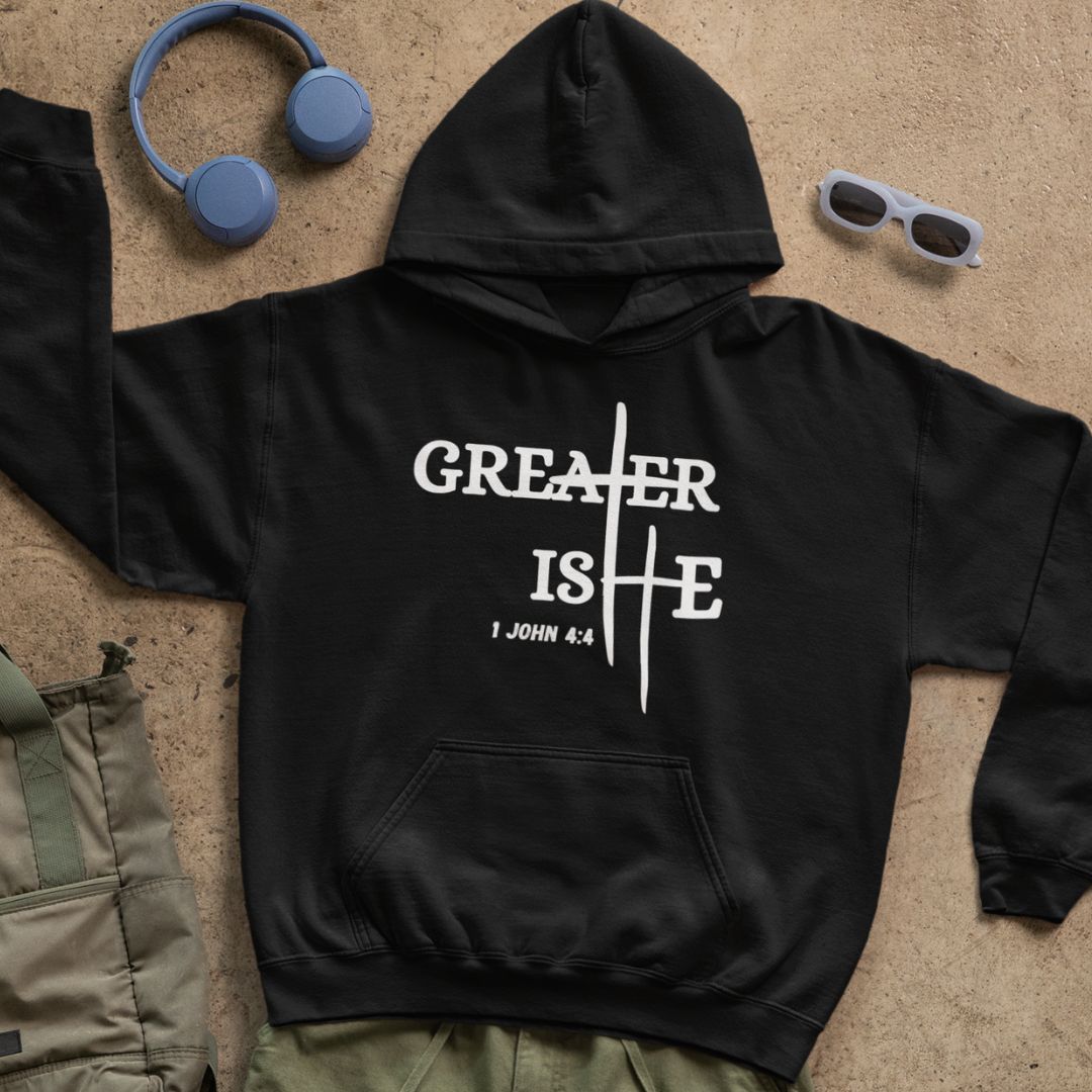 Greater is He - Unisex Hoodie
