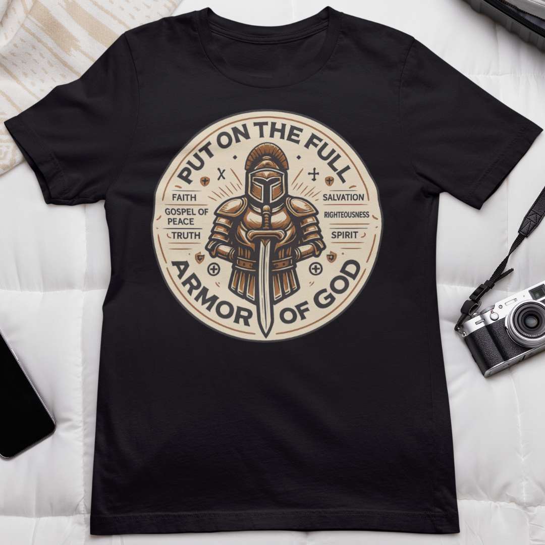 Put on the Full Armor of God - D1 - Unisex Supima T-Shirt