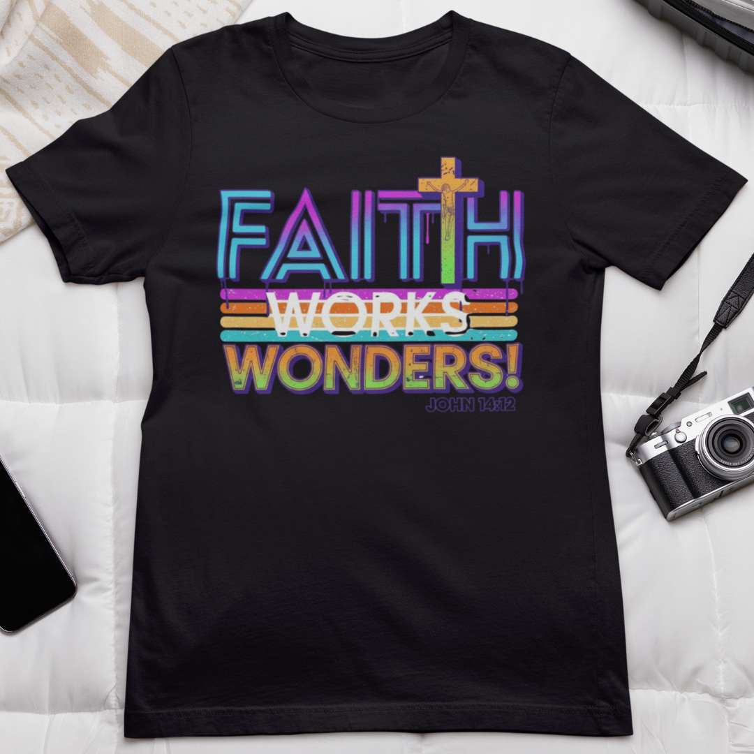 Faith Works Wonders - Unisex Supima T-Shirt