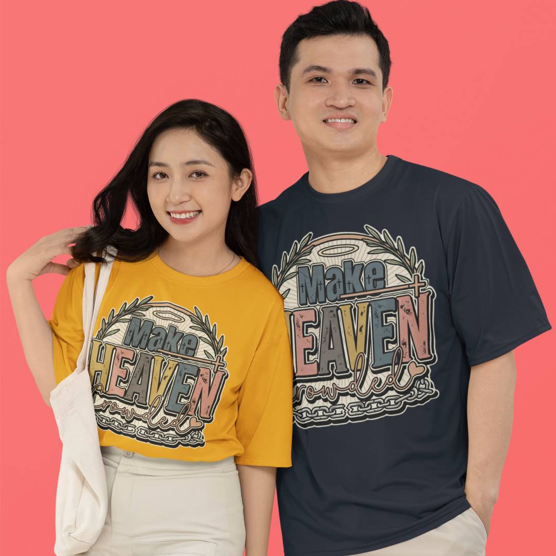 Make Heaven Crowded - Unisex Oversized Classic T-Shirt