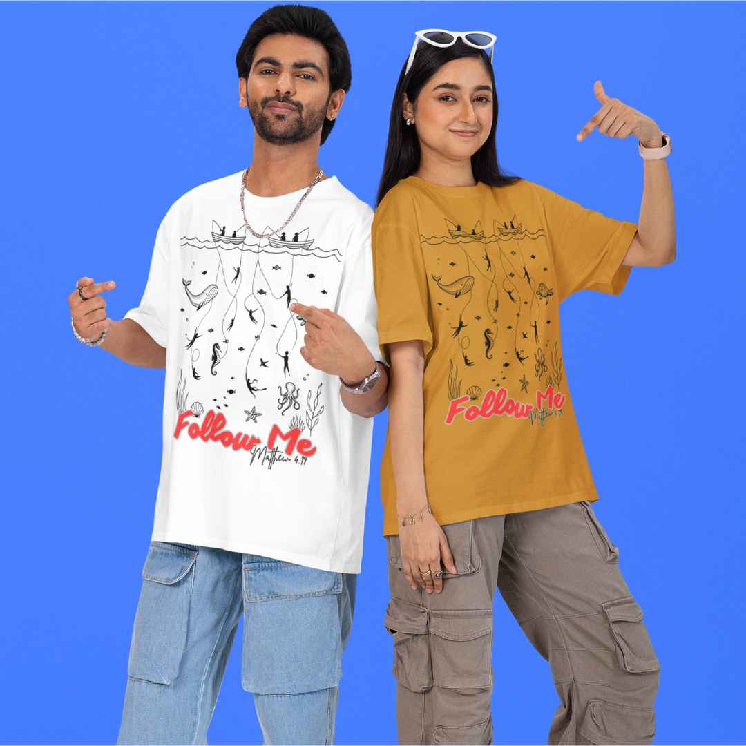 Follow Me - Unisex Oversized Classic T-Shirt