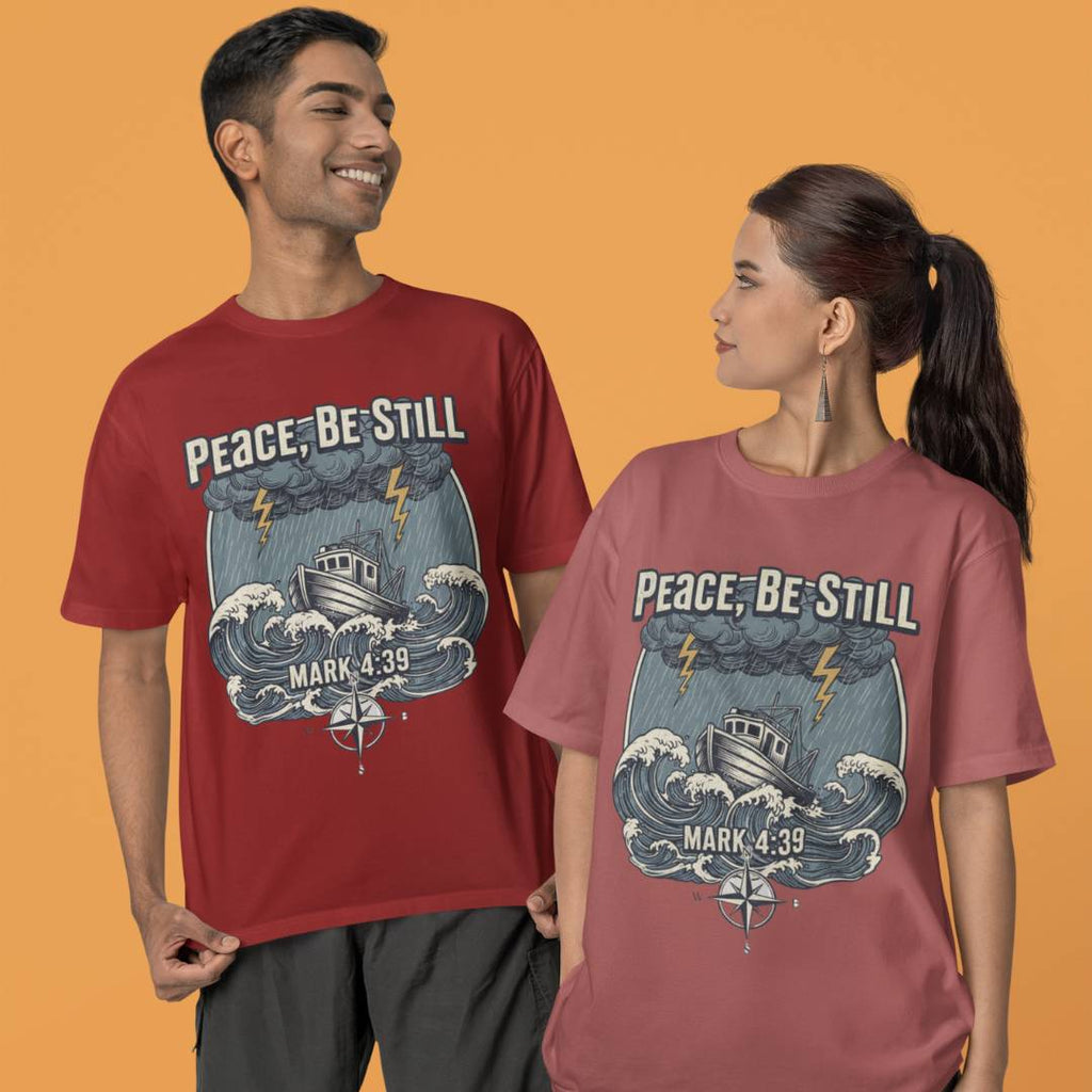 Peace Be Still - D2 - Unisex Oversized Classic T-Shirt