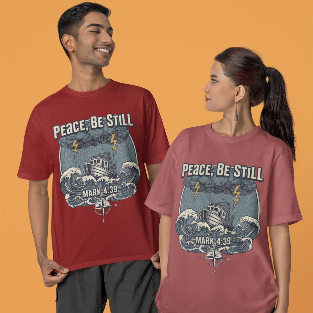 Peace Be Still - D2 - Unisex Oversized Classic T-Shirt