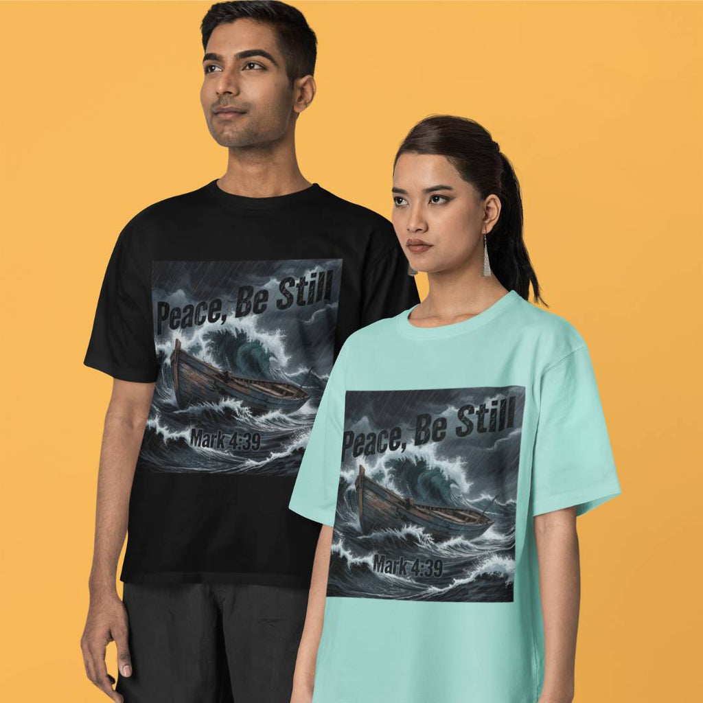 Peace Be Still - D3 - Unisex Oversized Classic T-Shirt