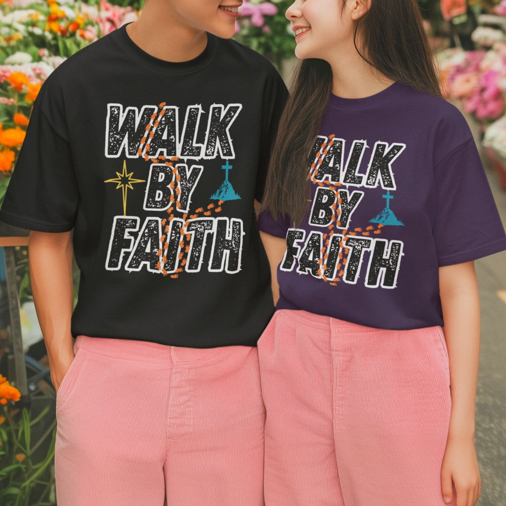Walk by Faith - Unisex Oversized Classic T-Shirt