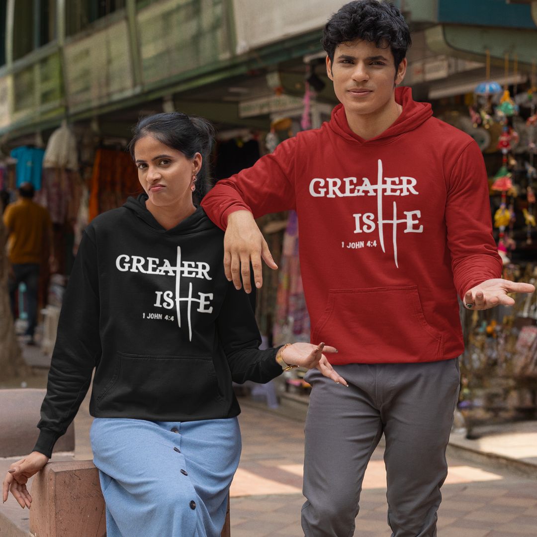 Greater is He - Unisex Hoodie