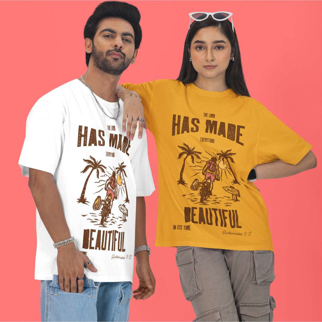 Everything Beautiful in It's Time- Unisex Oversized Classic T-Shirt