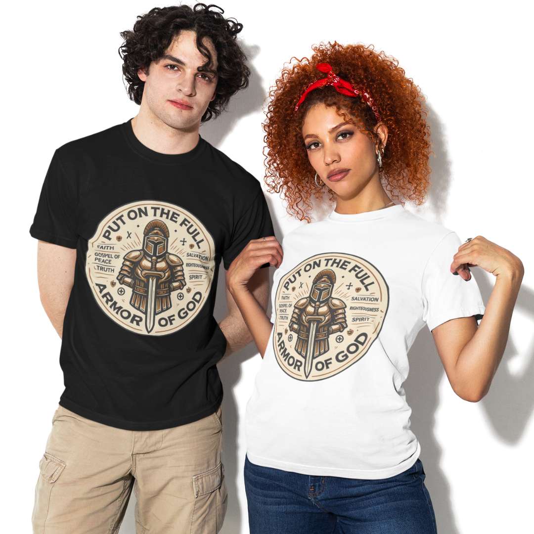 Put on the Full Armor of God - D1 - Unisex Supima T-Shirt