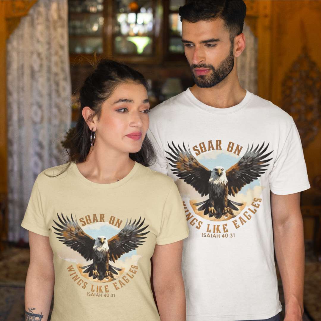 Soar On Wings Like Eagles - Unisex Supima T-Shirt