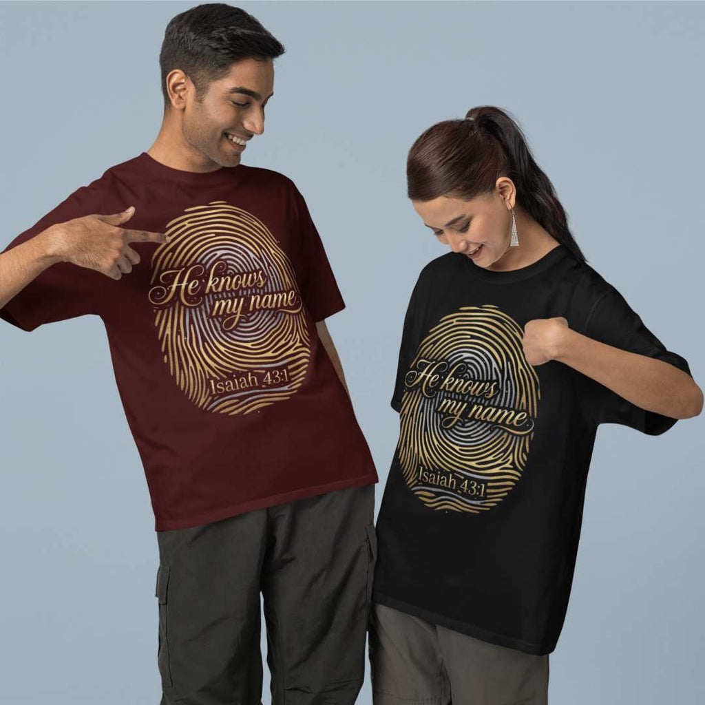 He Knows My Name - Unisex Oversized Classic T-Shirt