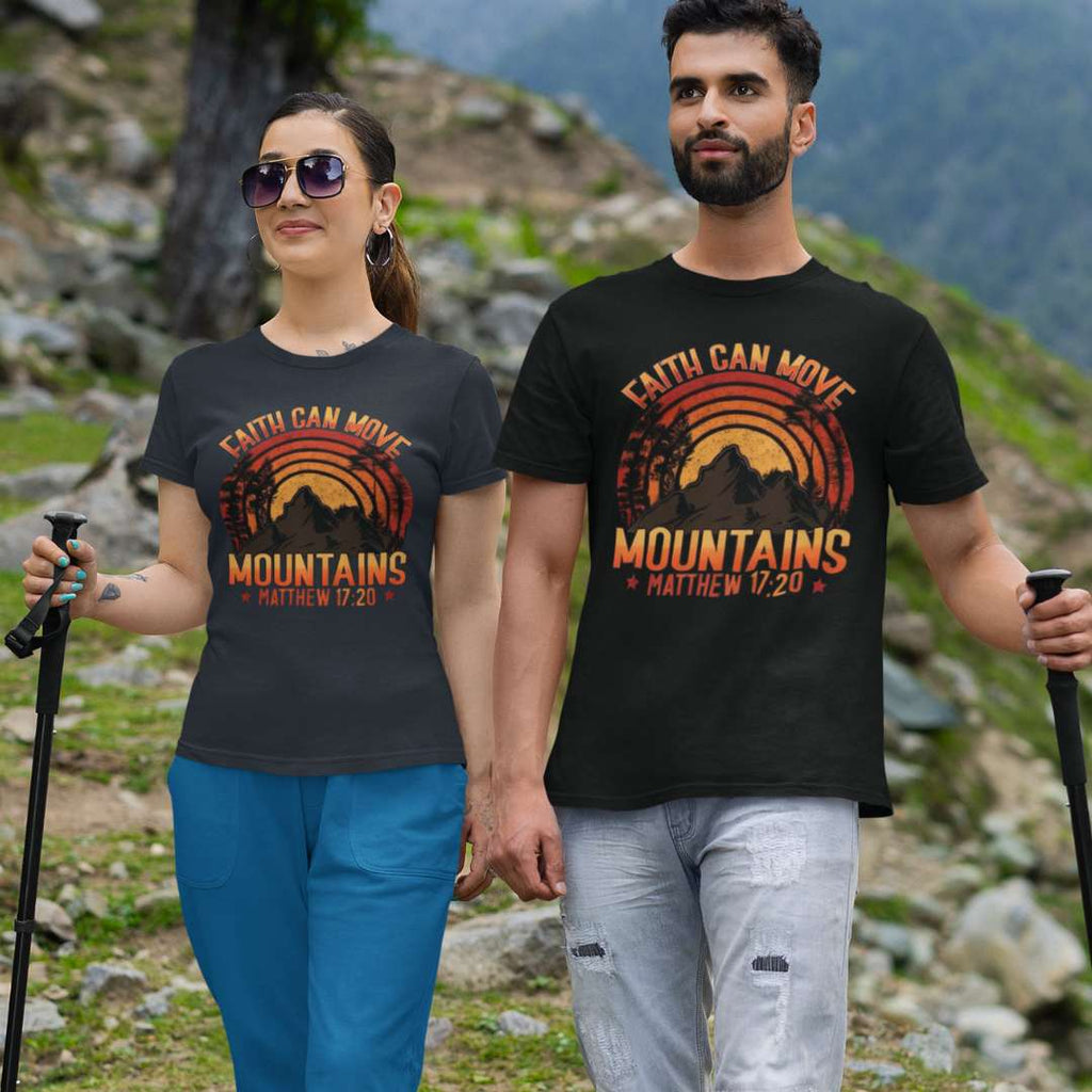 Faith Can Move Mountains - Unisex Supima T-Shirt