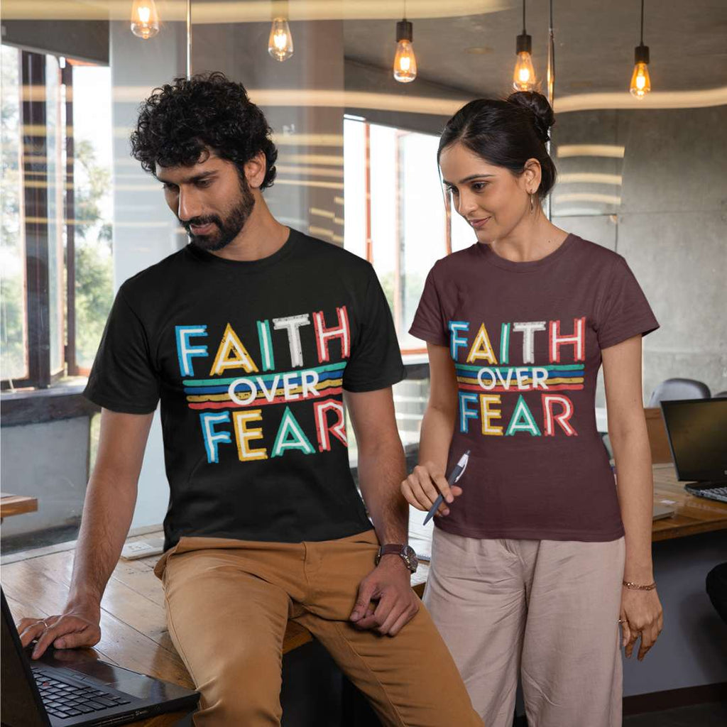 Faith Over Fear - Unisex Supima T-Shirt