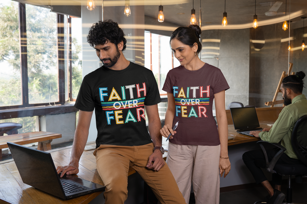 Faith Over Fear - Unisex Supima T-Shirt