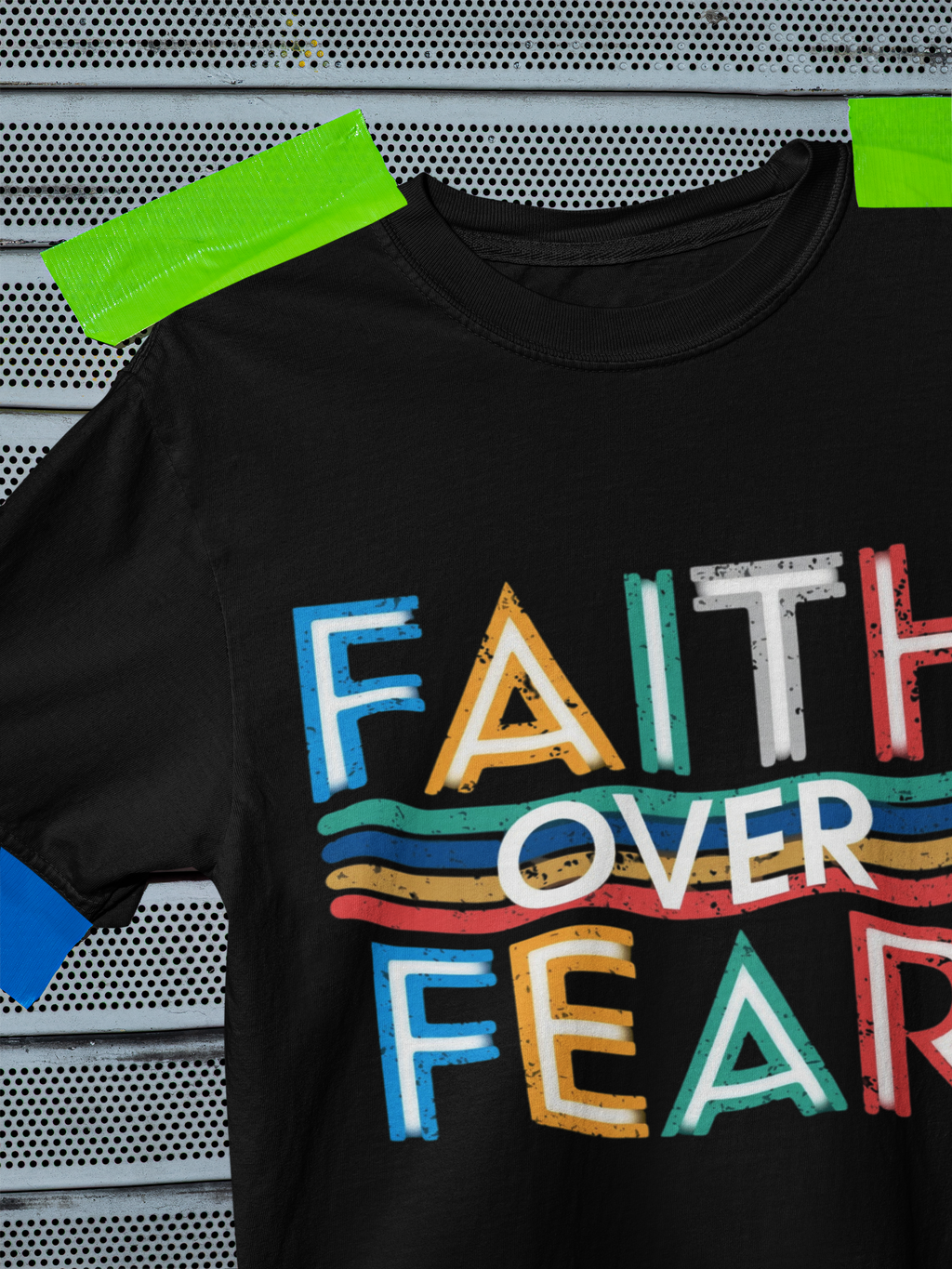 Faith Over Fear - Unisex Supima T-Shirt
