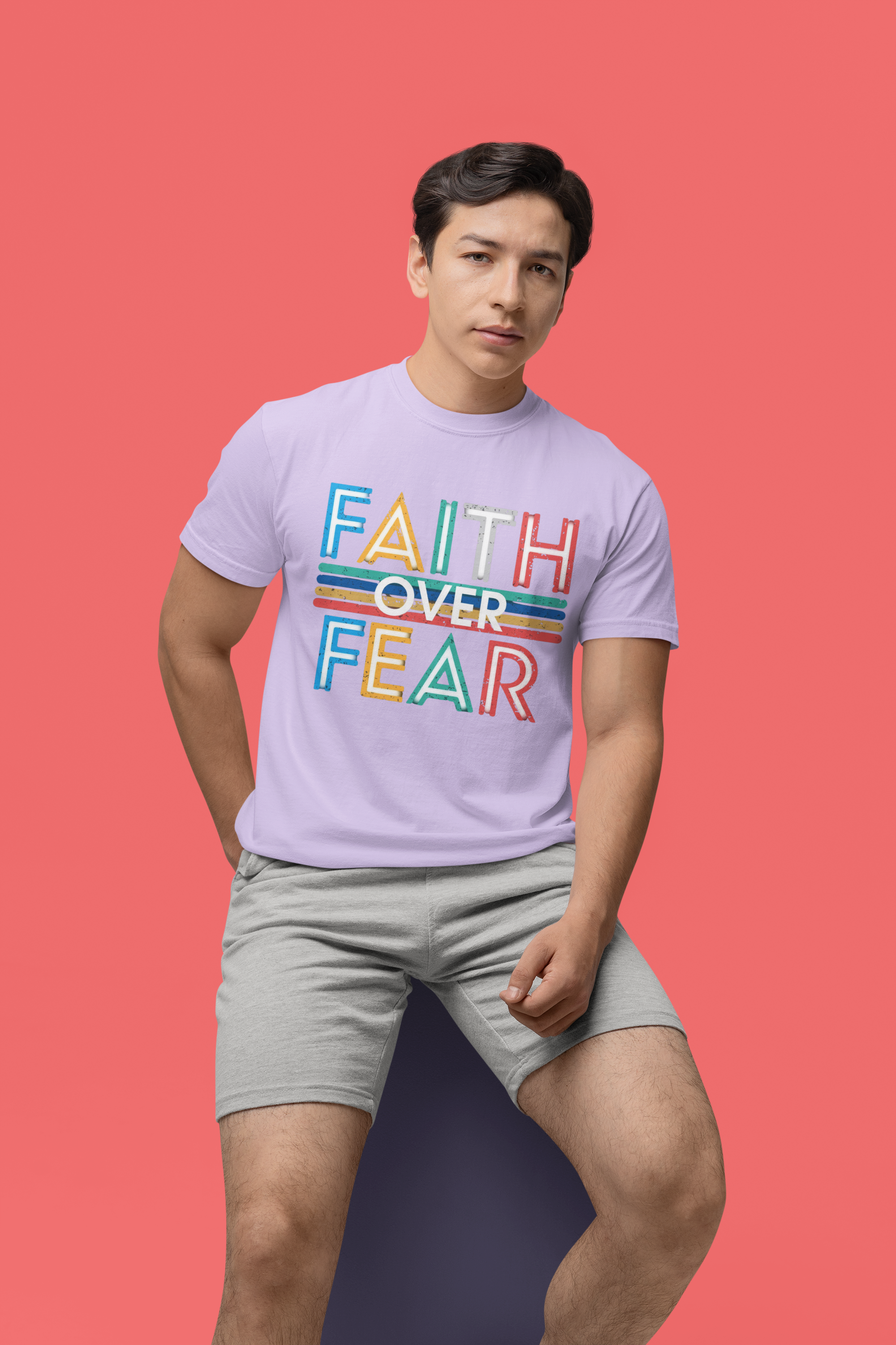 Faith Over Fear - Unisex Supima T-Shirt