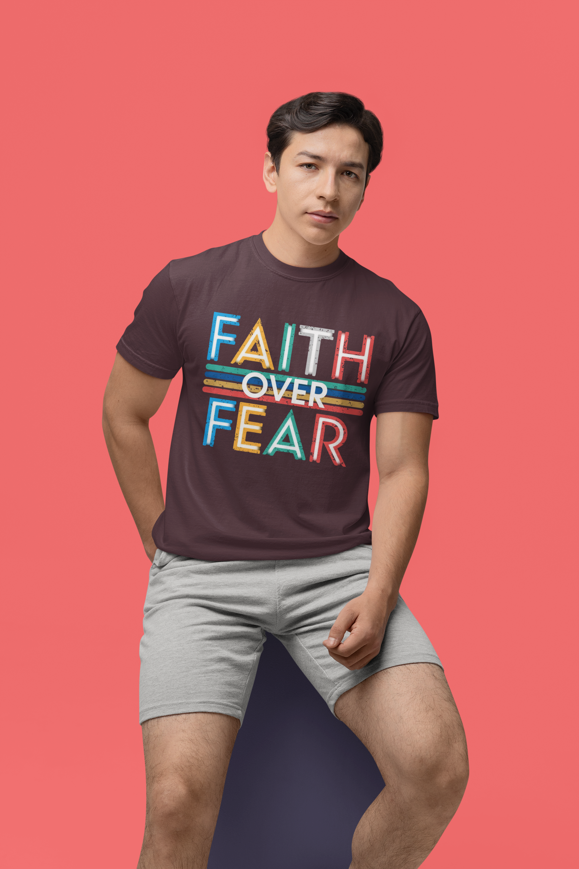 Faith Over Fear - Unisex Supima T-Shirt