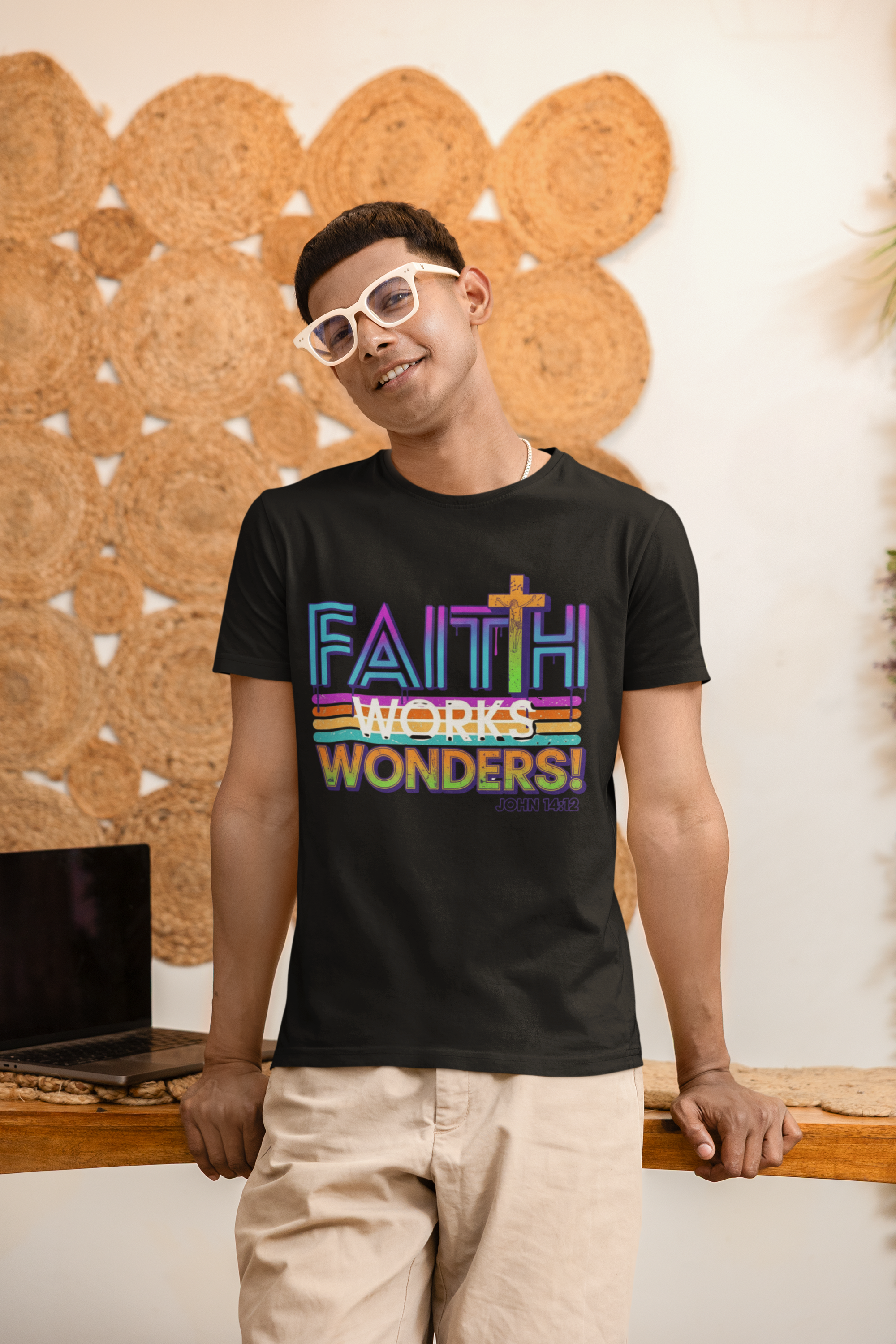 Faith Works Wonders - Unisex Supima T-Shirt
