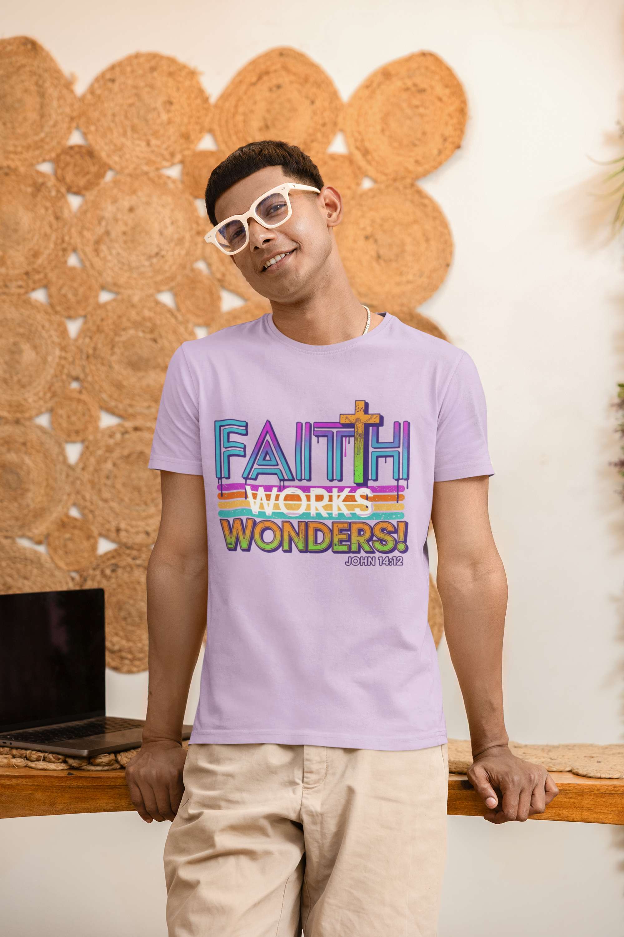 Faith Works Wonders - Unisex Supima T-Shirt