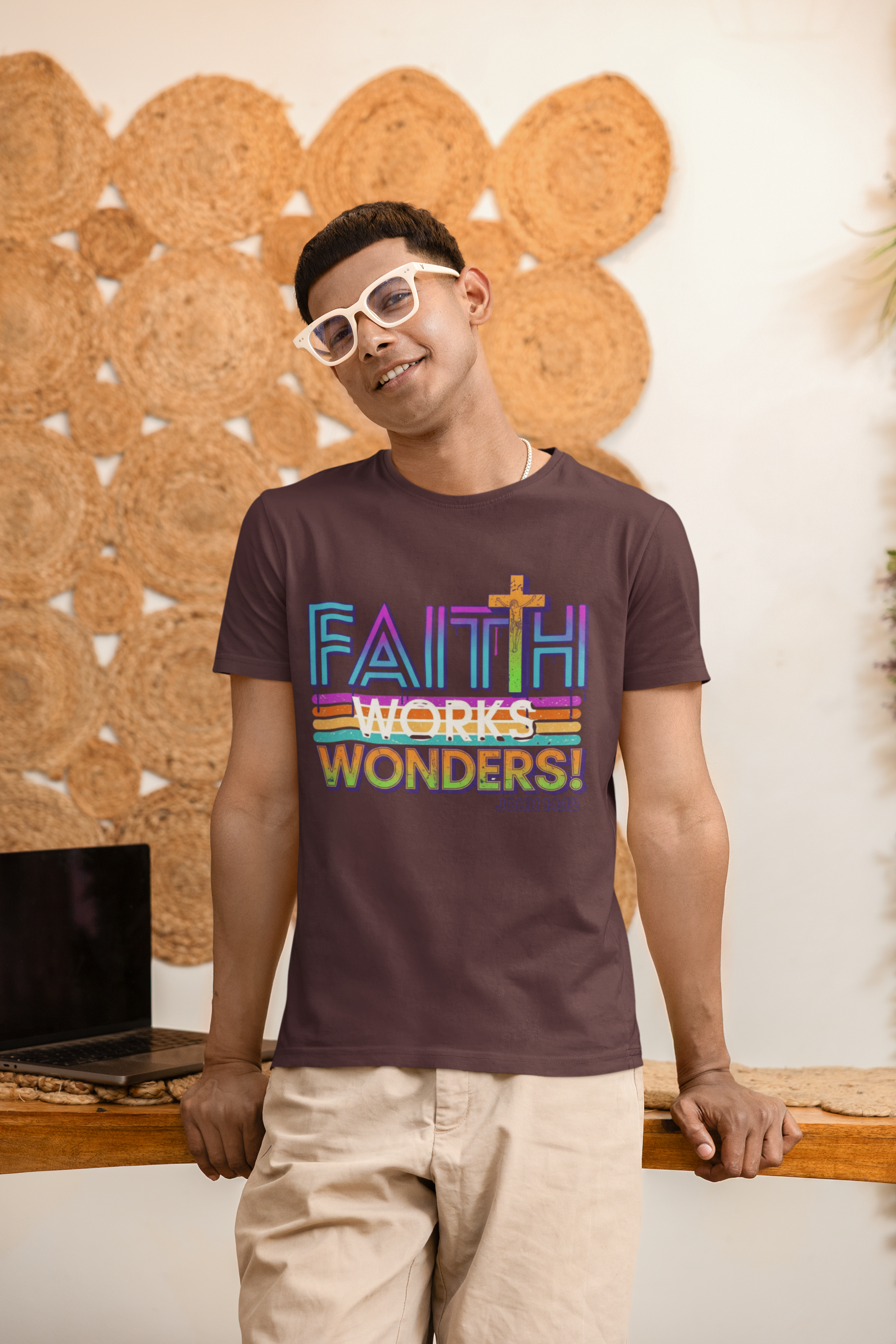 Faith Works Wonders - Unisex Supima T-Shirt