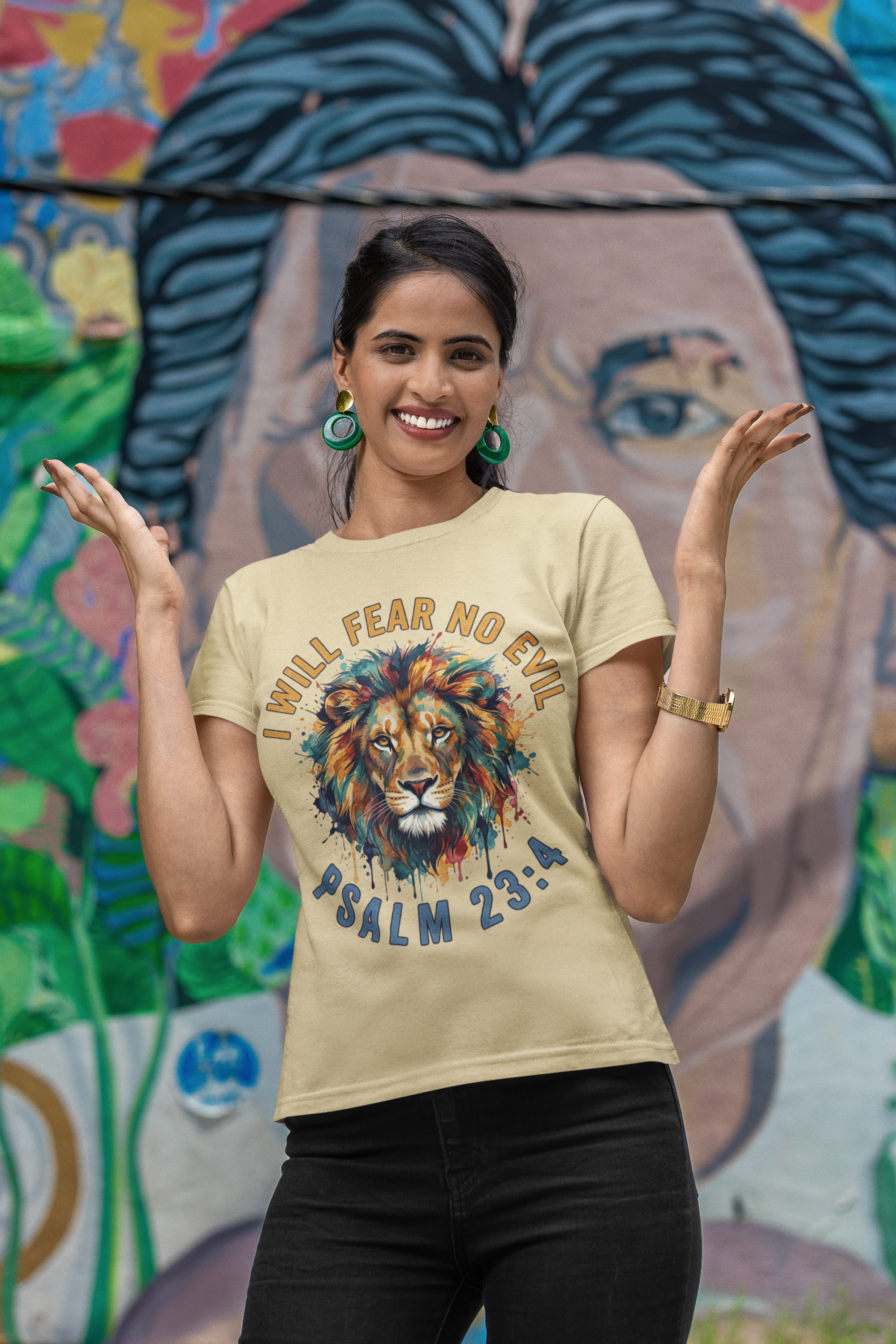 I Will Fear No Evil - Unisex Supima T-Shirt