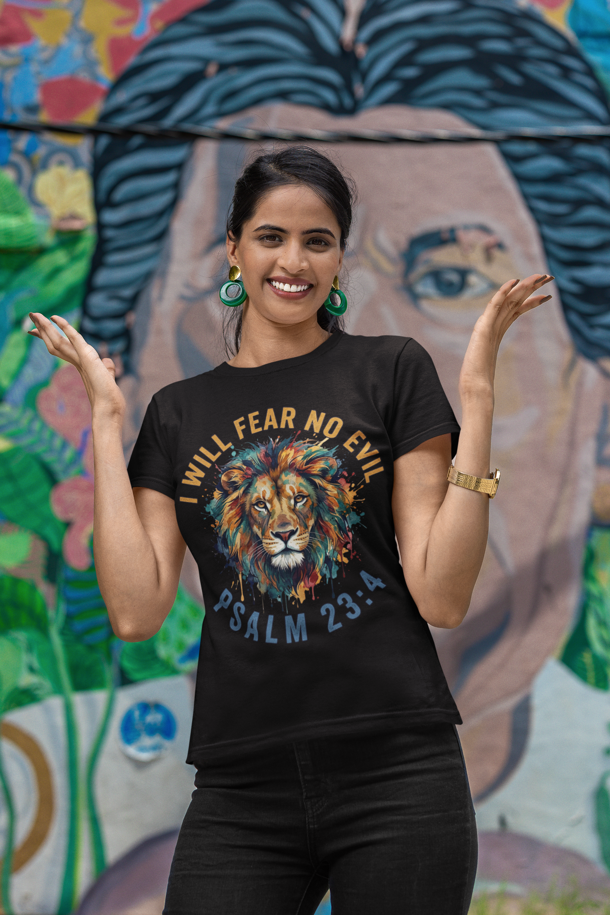 I Will Fear No Evil - Unisex Supima T-Shirt