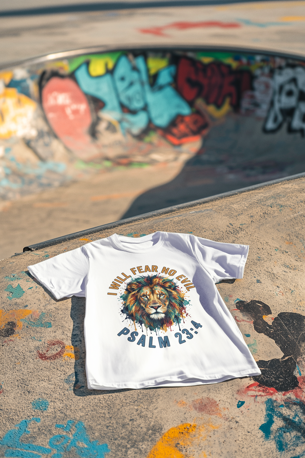 I Will Fear No Evil - Unisex Supima T-Shirt