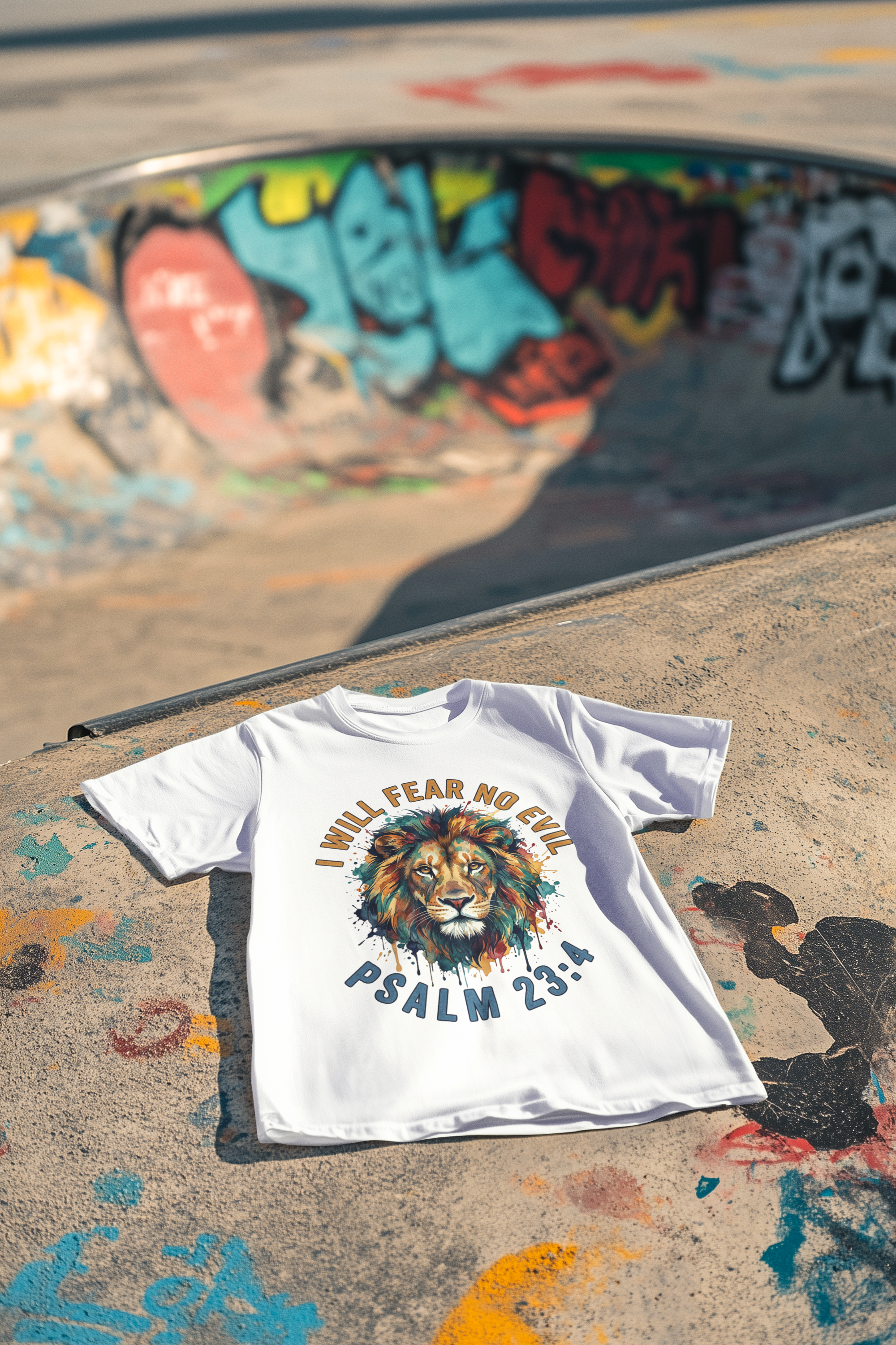 I Will Fear No Evil - Unisex Supima T-Shirt