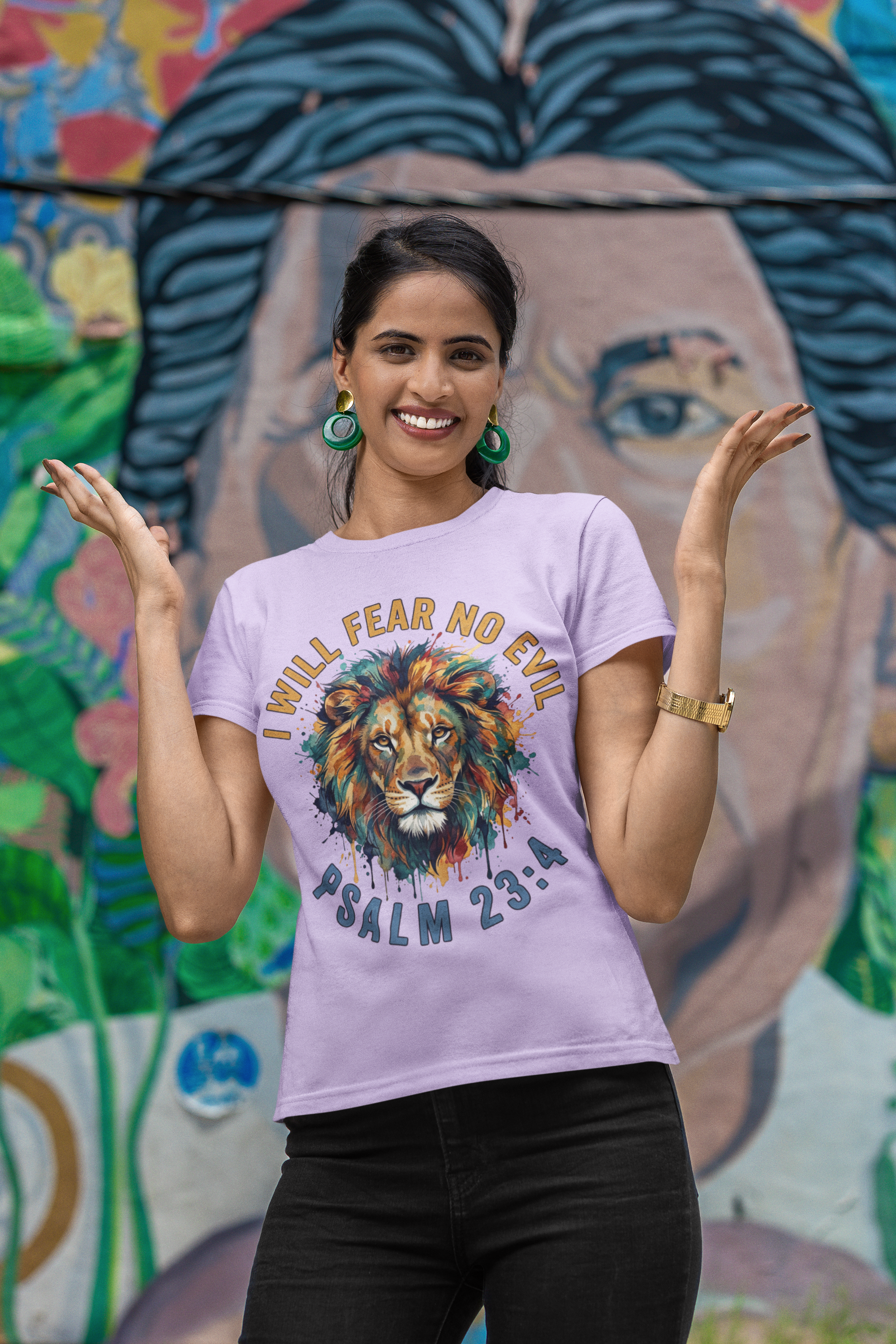 I Will Fear No Evil - Unisex Supima T-Shirt