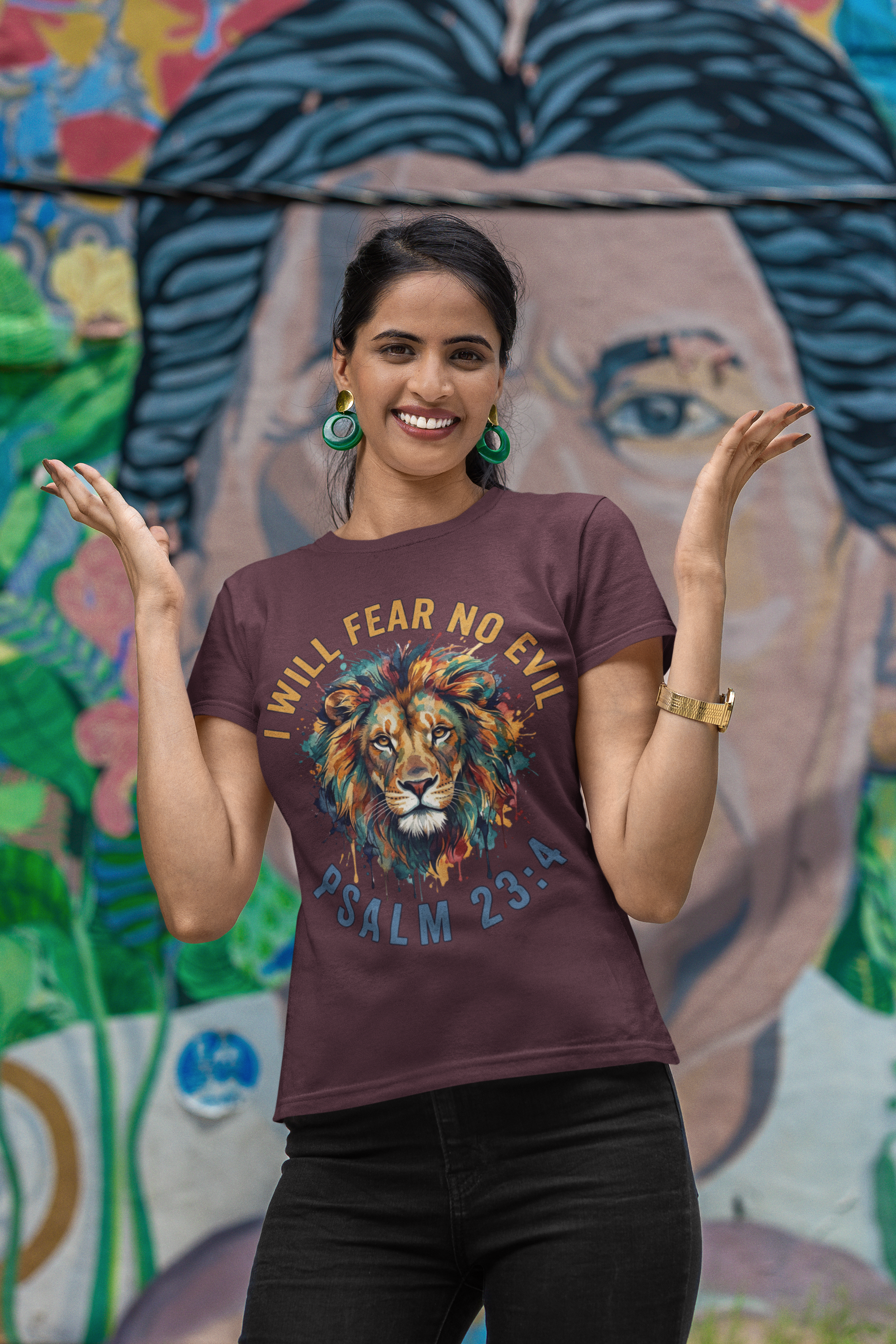 I Will Fear No Evil - Unisex Supima T-Shirt