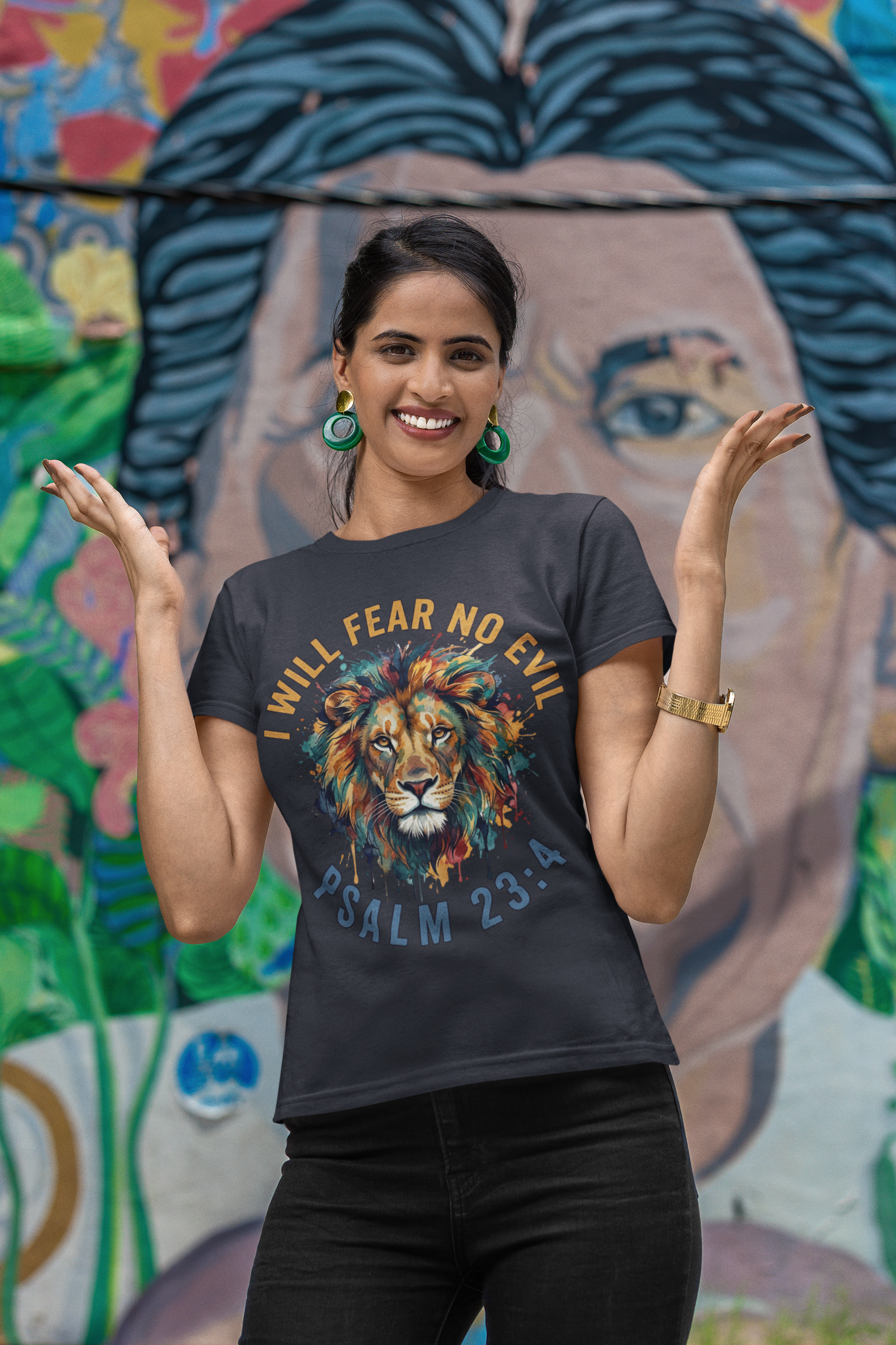 I Will Fear No Evil - Unisex Supima T-Shirt
